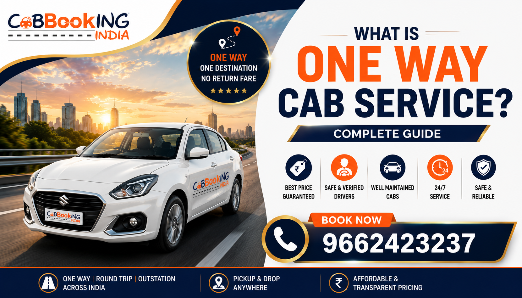 What is One Way Cab Service?